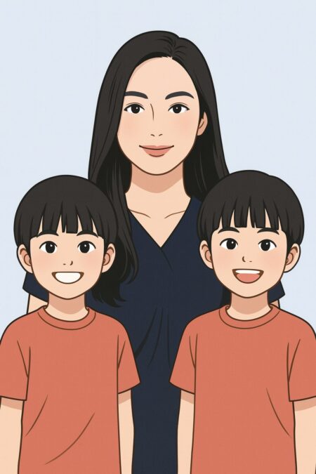 仲間由紀恵と双子