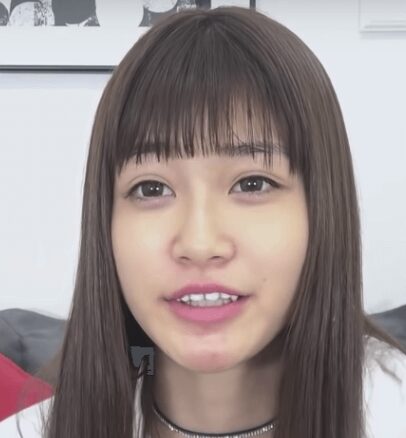 生見愛瑠 すっぴん