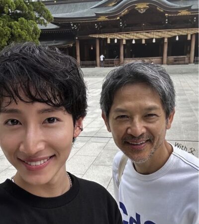 緒形直人と息子の龍